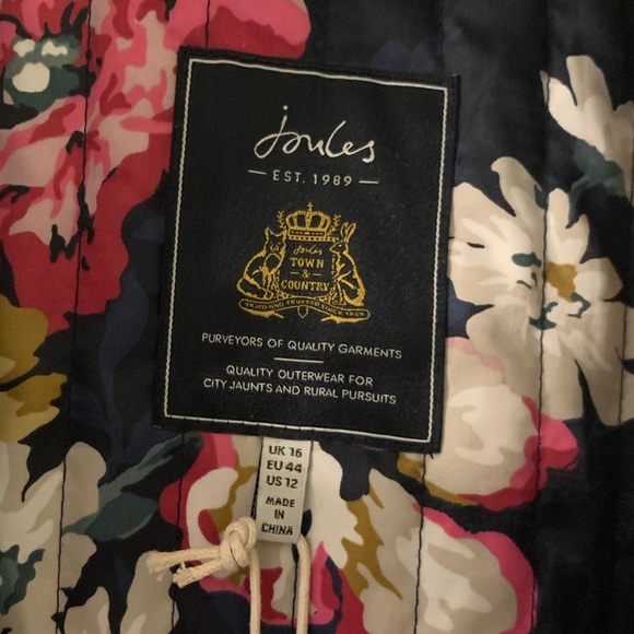 Joules Women's Fieldcoat Tweed Coat - Picture 9 of 16